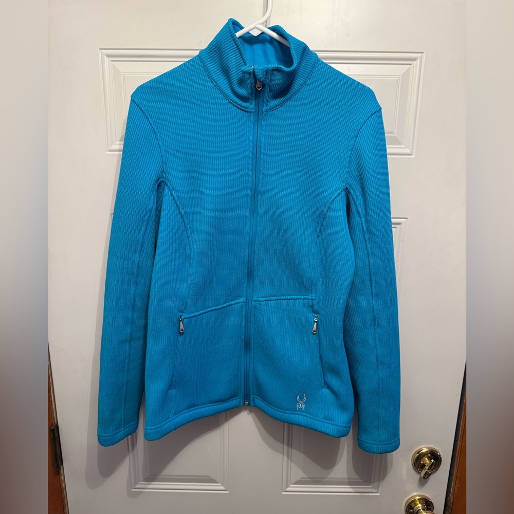 Spyder Women's Core Endure Full Zip Jacket Blue size large